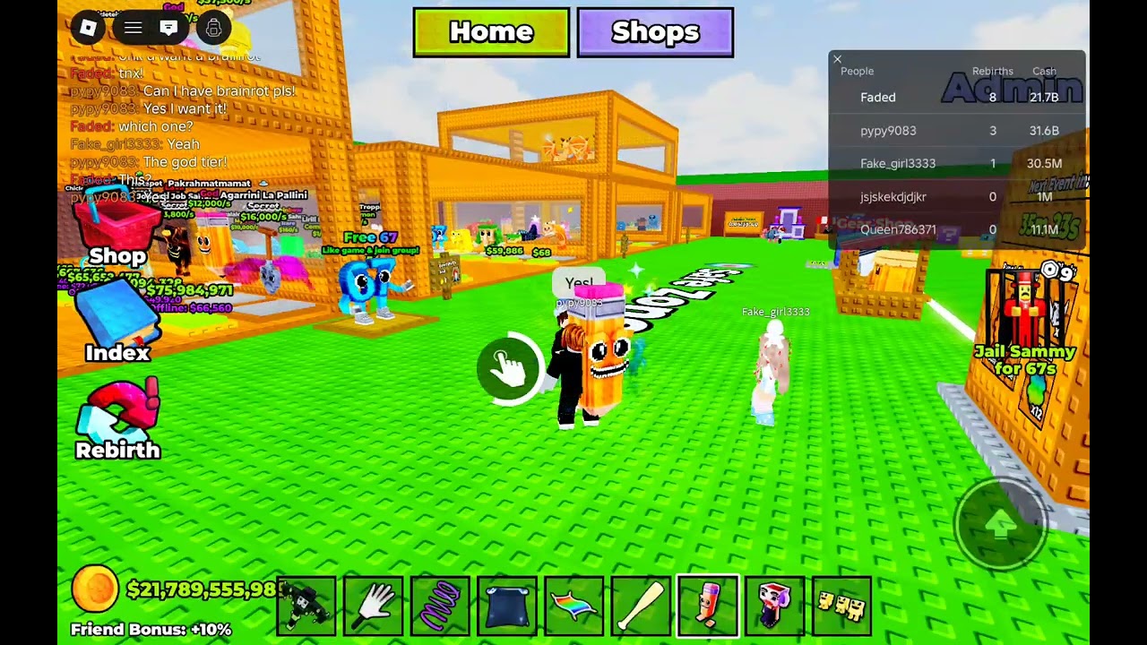 Tried to make this a short got blocked #roblox #breakaluckyblock