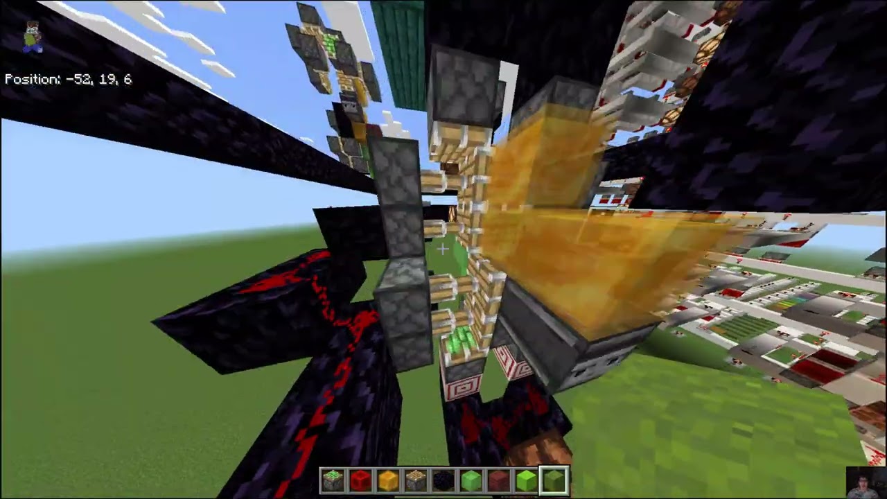 falling sand displays in Minecraft bedrock part 2- the big idea