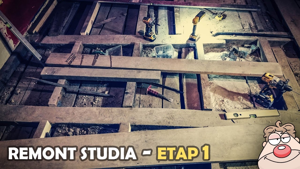Remont STUDIA - etap 1 - Co kryje stara PODŁOGA?! vlog budowlany #1