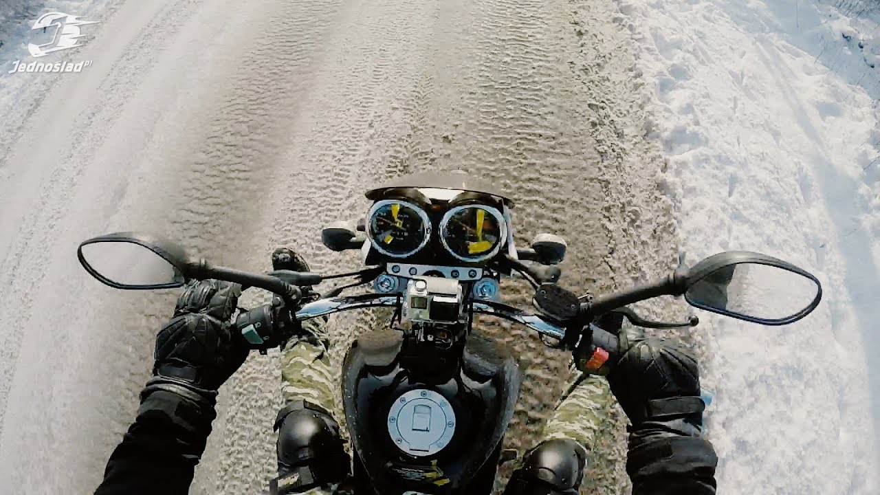 Junak 123 i jazda motocyklem w zimie: #2 Szybcy i Wolni Vlog Jednoślad.pl