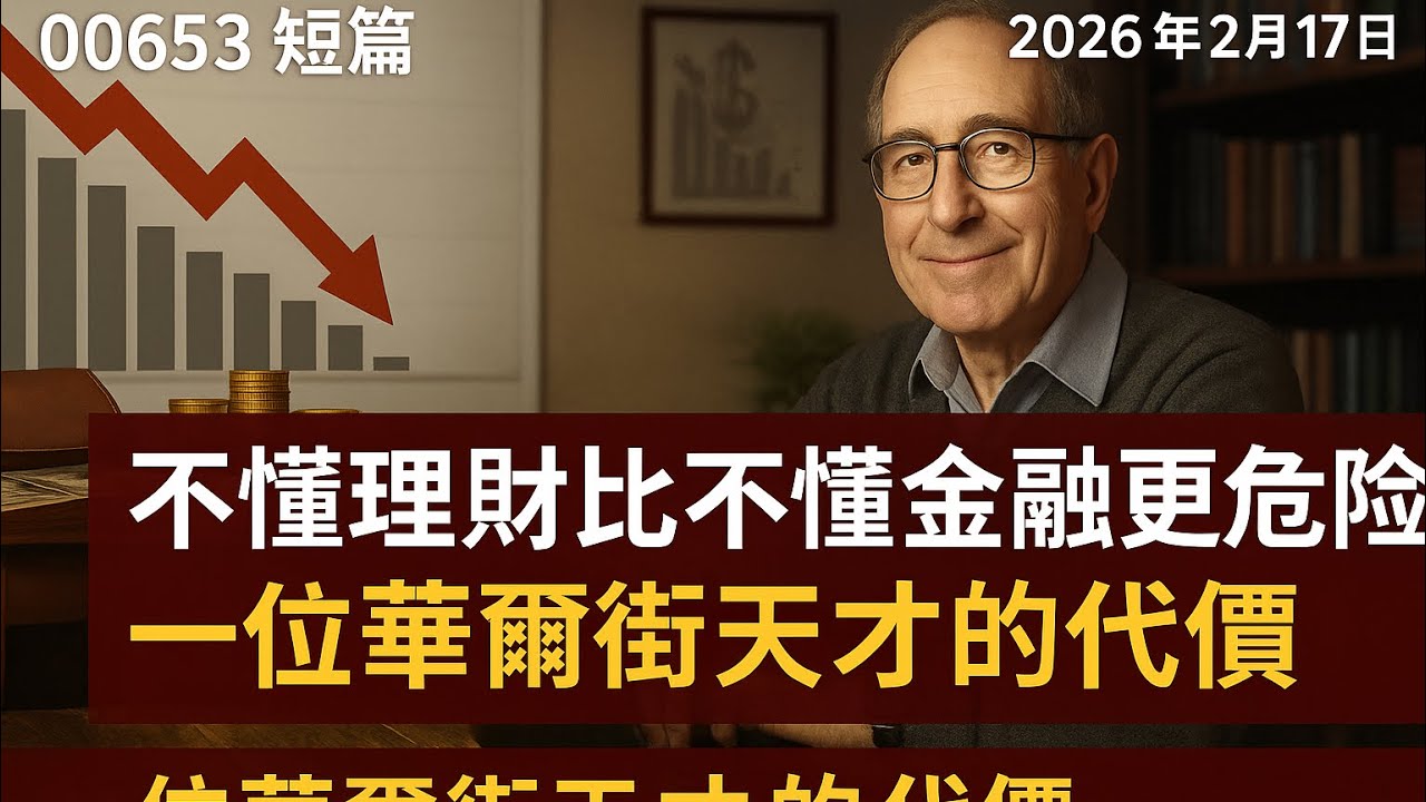 00653 短篇【不懂理財比不懂金融更危險：一位華爾街天才的代價】2026年2月17日