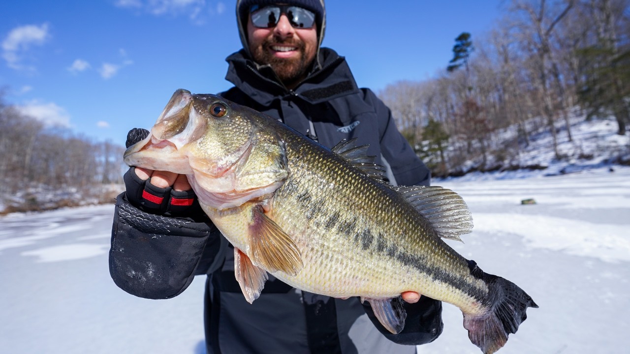Nobody Ice Fishes Here || Our Historic Trip & Giant Catch