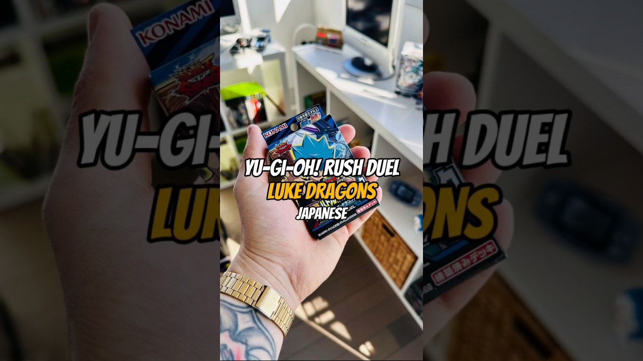 OPENING YU-GI-OH! RUSH DUEL : LUKE DRAGONS BATTLE DECK #yugioh #rushduel #opening #asmr #shorts