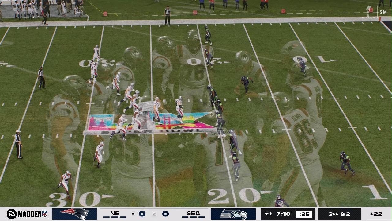 Super Bowl LX | New England Patriots vs Seattle Seahawks Madden 26 Sim 1st Half