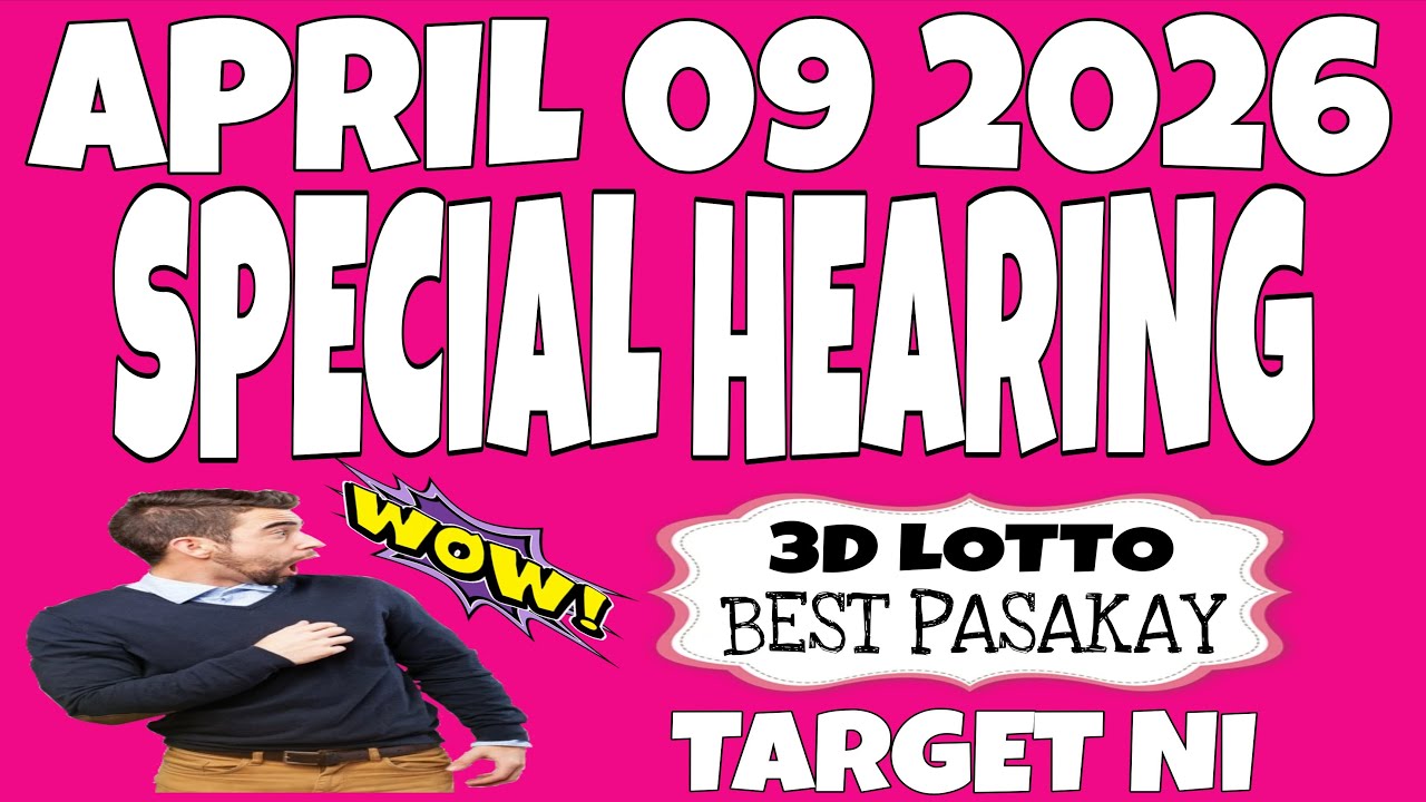 SWERTRES HEARING TODAY APRIL 09 2026 | THURSDAY BEST HOT COMBINATIONS
