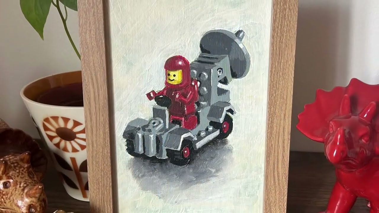How to paint Space Lego model 889