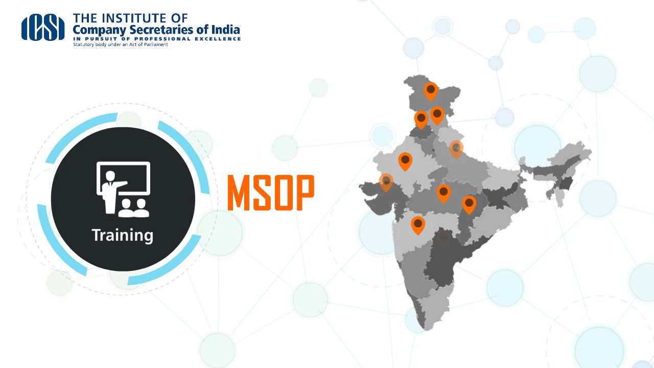 ICSI is happy to announce the Launch of e-MSOP