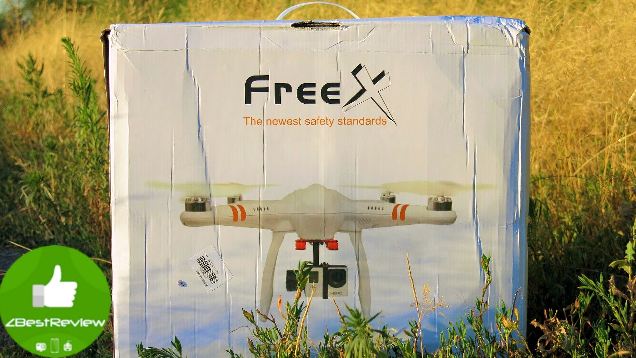 ✔ FreeX MCFX -  Обзор Квадрокоптера с GPS и подвесом для камеры! Gearbest