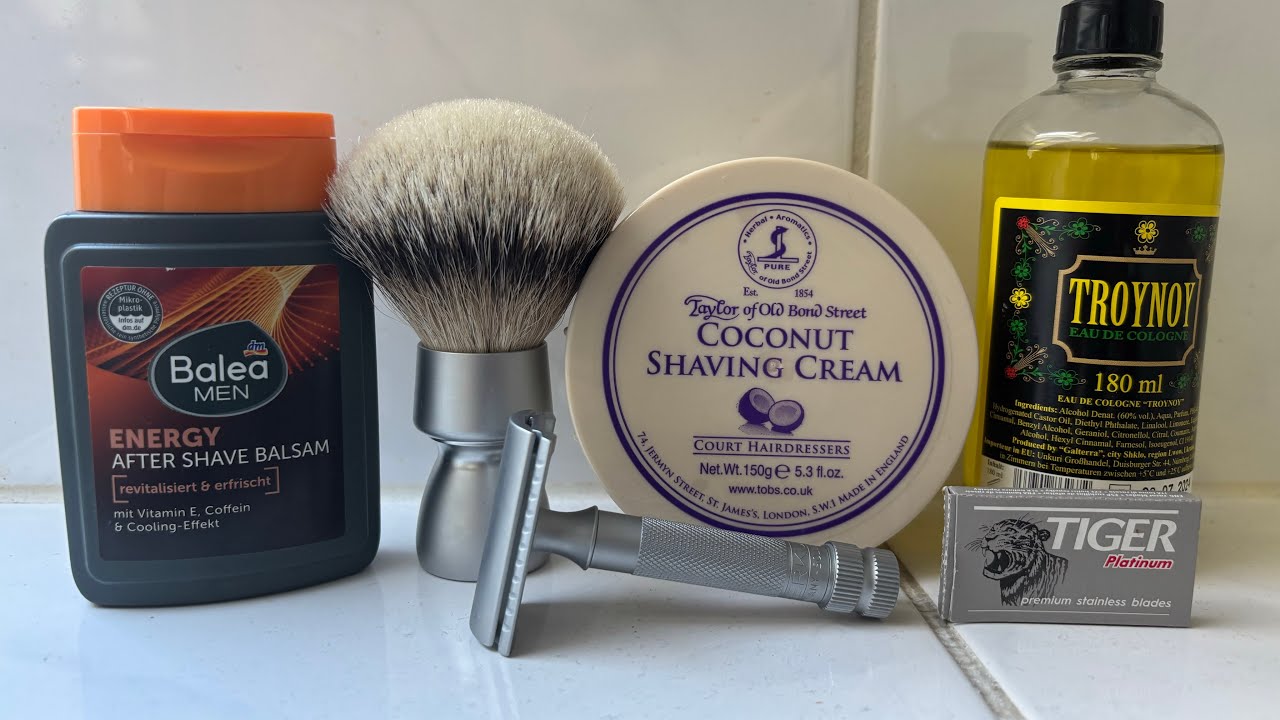 Merkur 34C ile Klasik Islak Tıraş | TOBS Coconut & Tiger Platinum Deneyimi