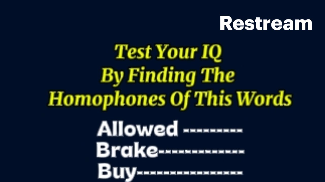 Find The Homophones Words