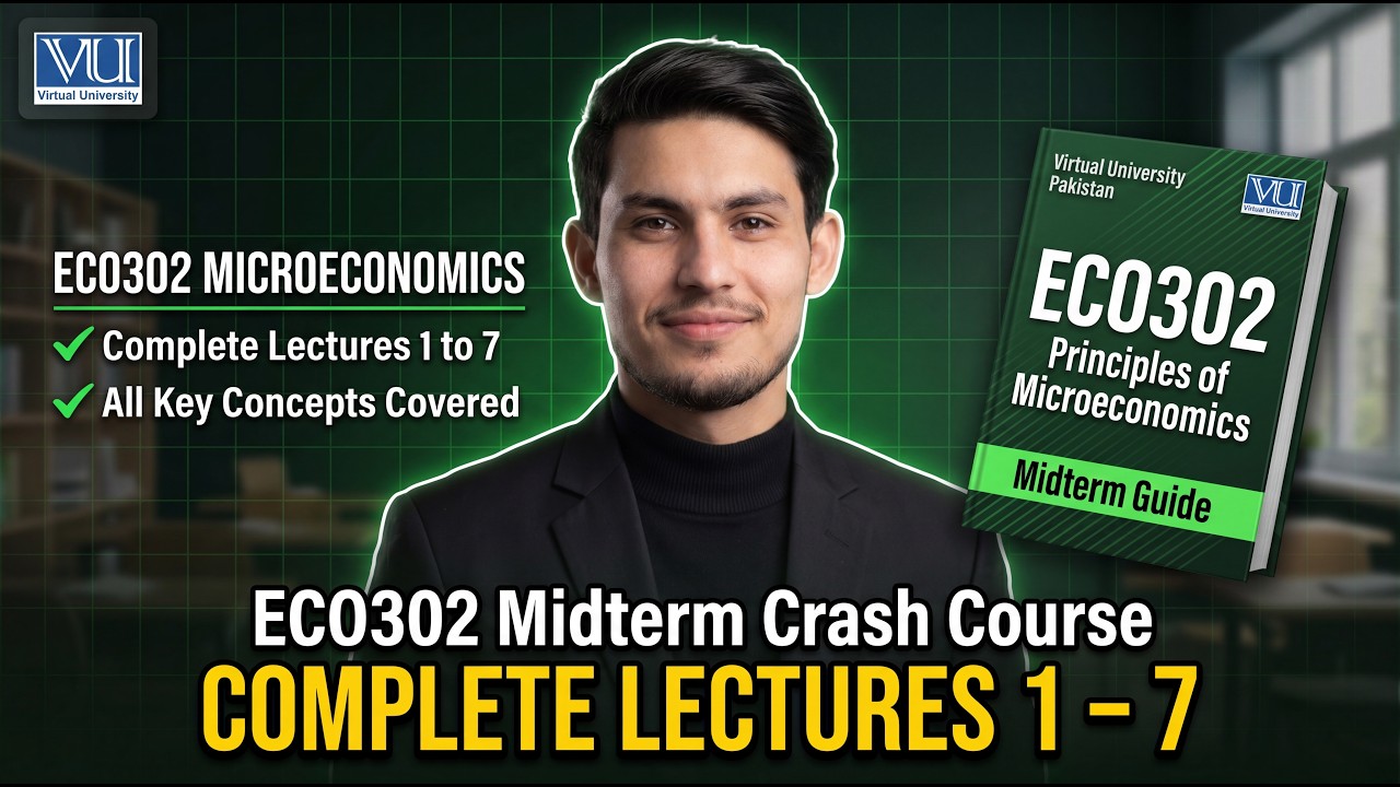 ECO302 Интенсивный курс подготовки к промежуточному экзамену: полный комплект лекций 1-7 в одном ...