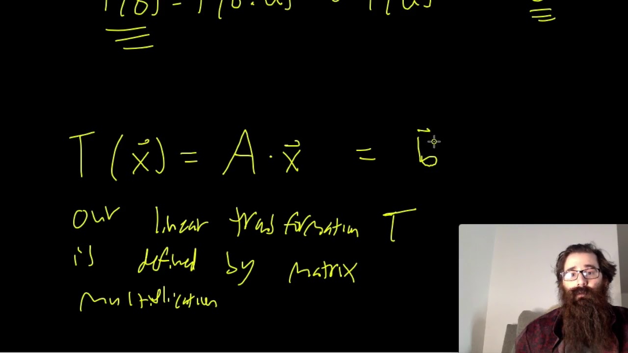 Linear Algebra - Section 1.8 - Linear Transformations