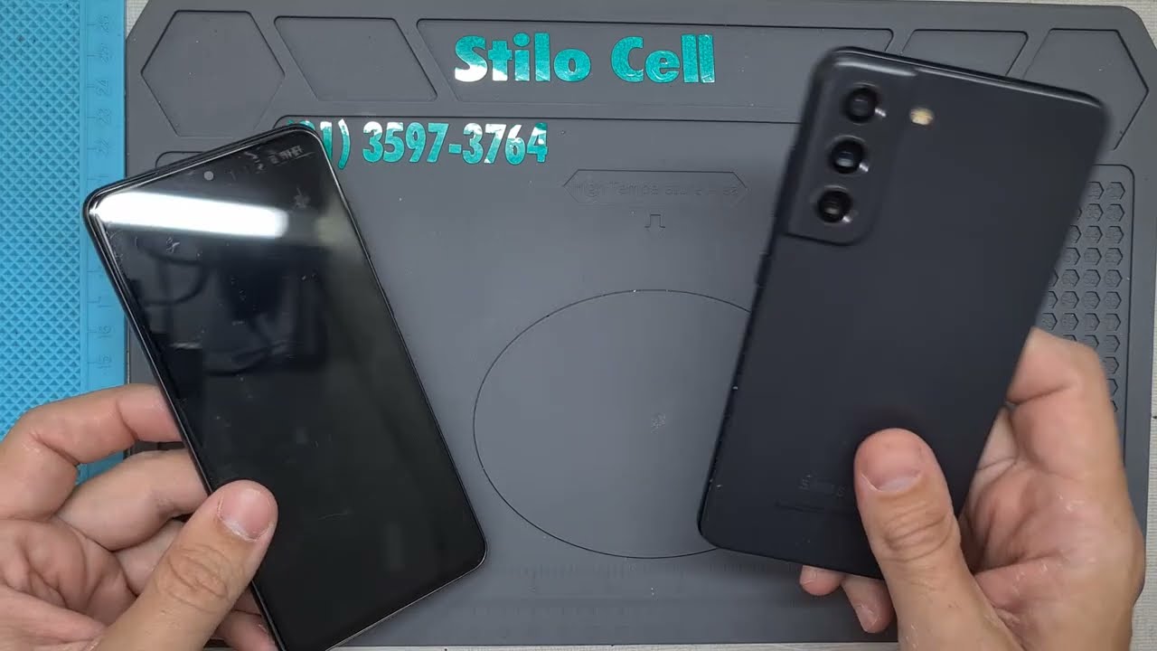 S21fe troca da tela frontal (Original) s21 fe Samsung Galaxy SM-G990
