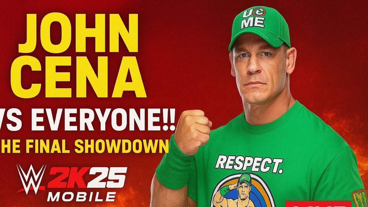 جون سينا ضد الجميع!! المواجهة الأخيرة 🔥 | John Cena vs Everyone!! The Final Battle | WWE 2K25 Mobile