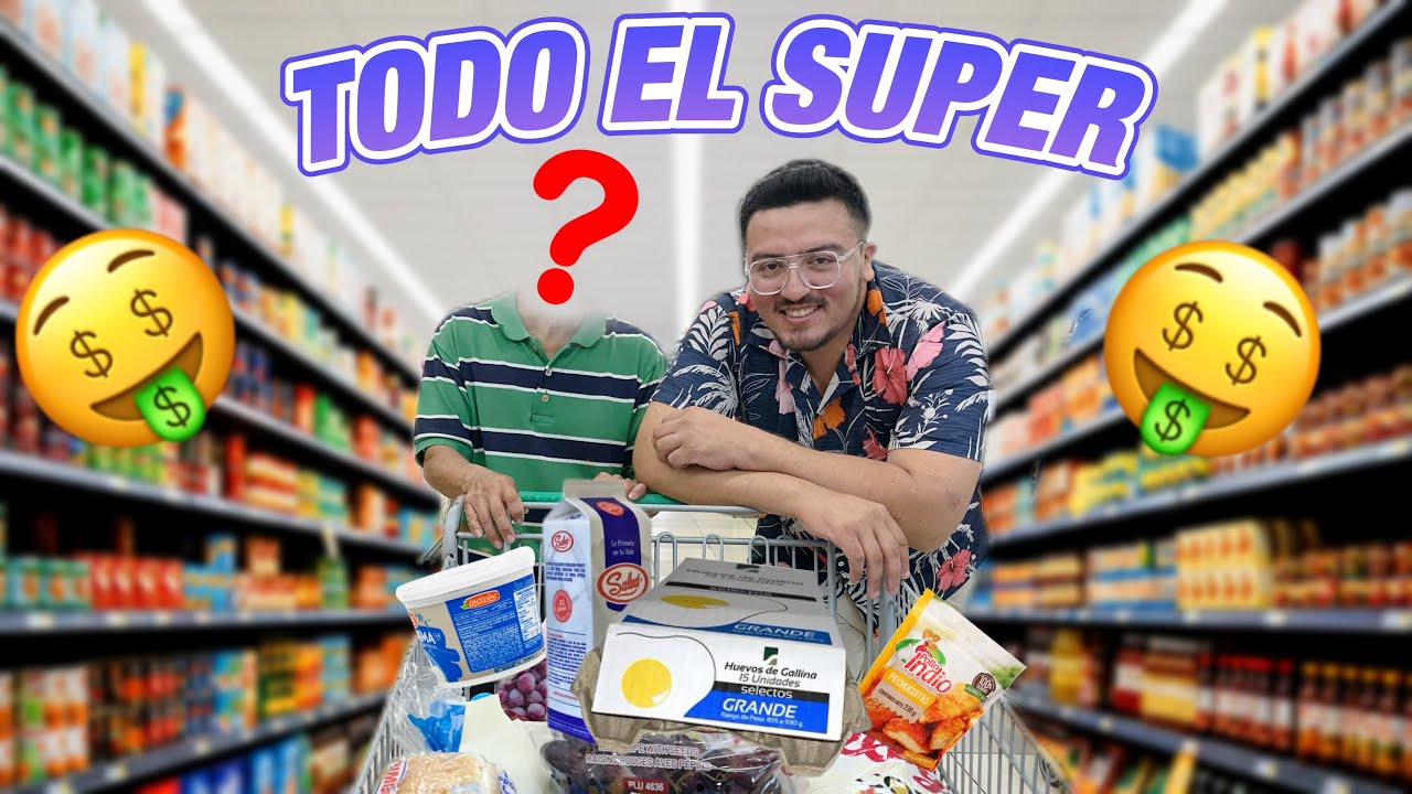 COMPRE todo el SUPERMERCADO a un desconocido 🤑