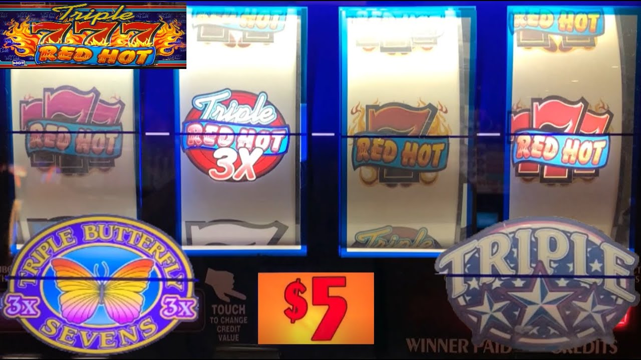High Limit Slots! Triple Butterfly 7s + Triple Double Stars + Triple Red Hot 777 Slot Play!