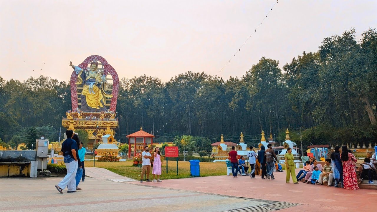 Buddha Temple, Dehradun | Peaceful Walking Tour | Uttarakhand India | 4K
