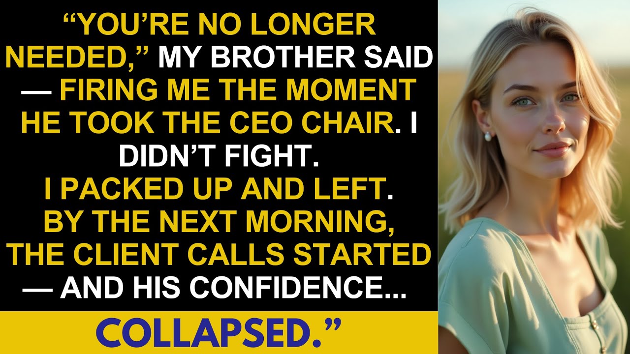 “You’re No Longer Needed,” My Brother Said When He Fired Me — Then The Calls Began