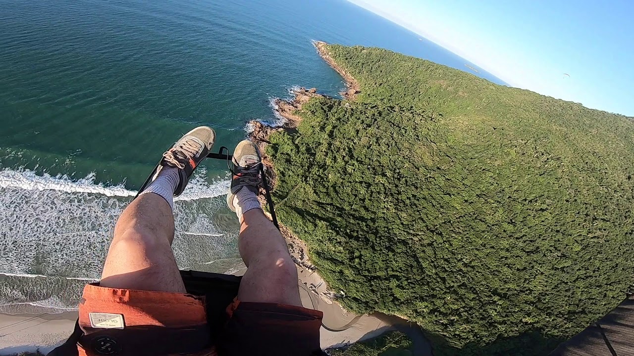 Vôo completo Parapente - praia Brava - Floripa - 26-05-2019
