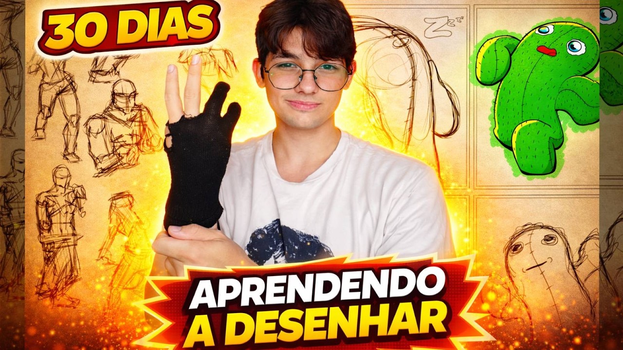 Eu NÃO Sabia Desenhar… Então Treinei por 30 Dias / Aprendendo Coisas #1