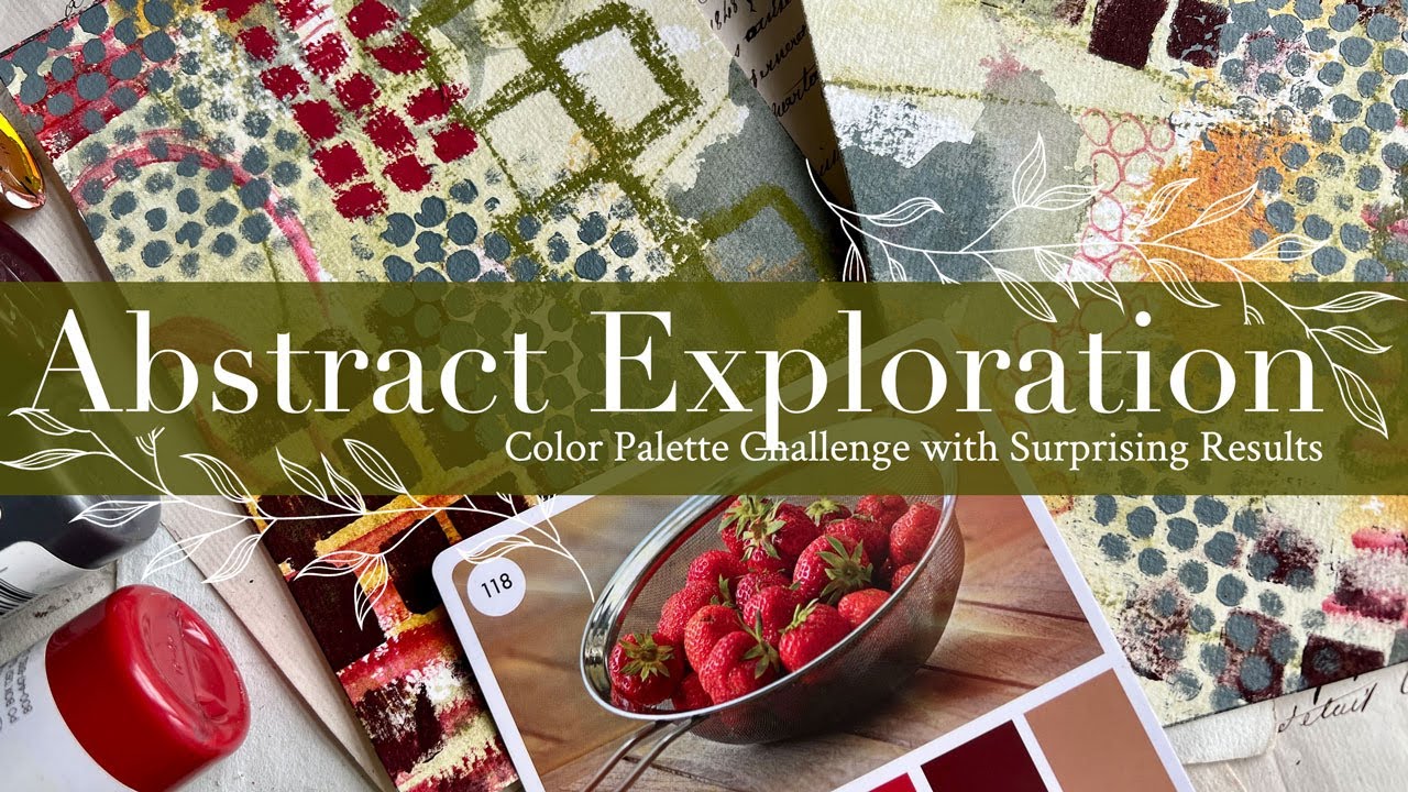 Abstract Art Exploration: Color Palette Challenge with Surprising Results
