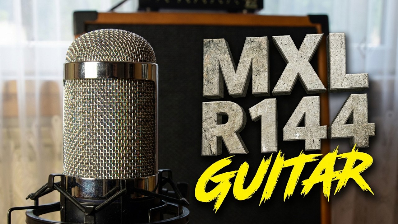 Microphone MXL R144 for guitar recording