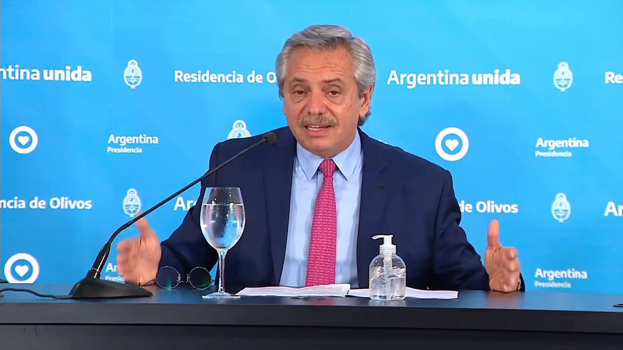 ALBERTO FERNÁNDEZ EXTENDIÓ LA CUARENTENA TOTAL hasta que TERMINE SEMANA SANTA