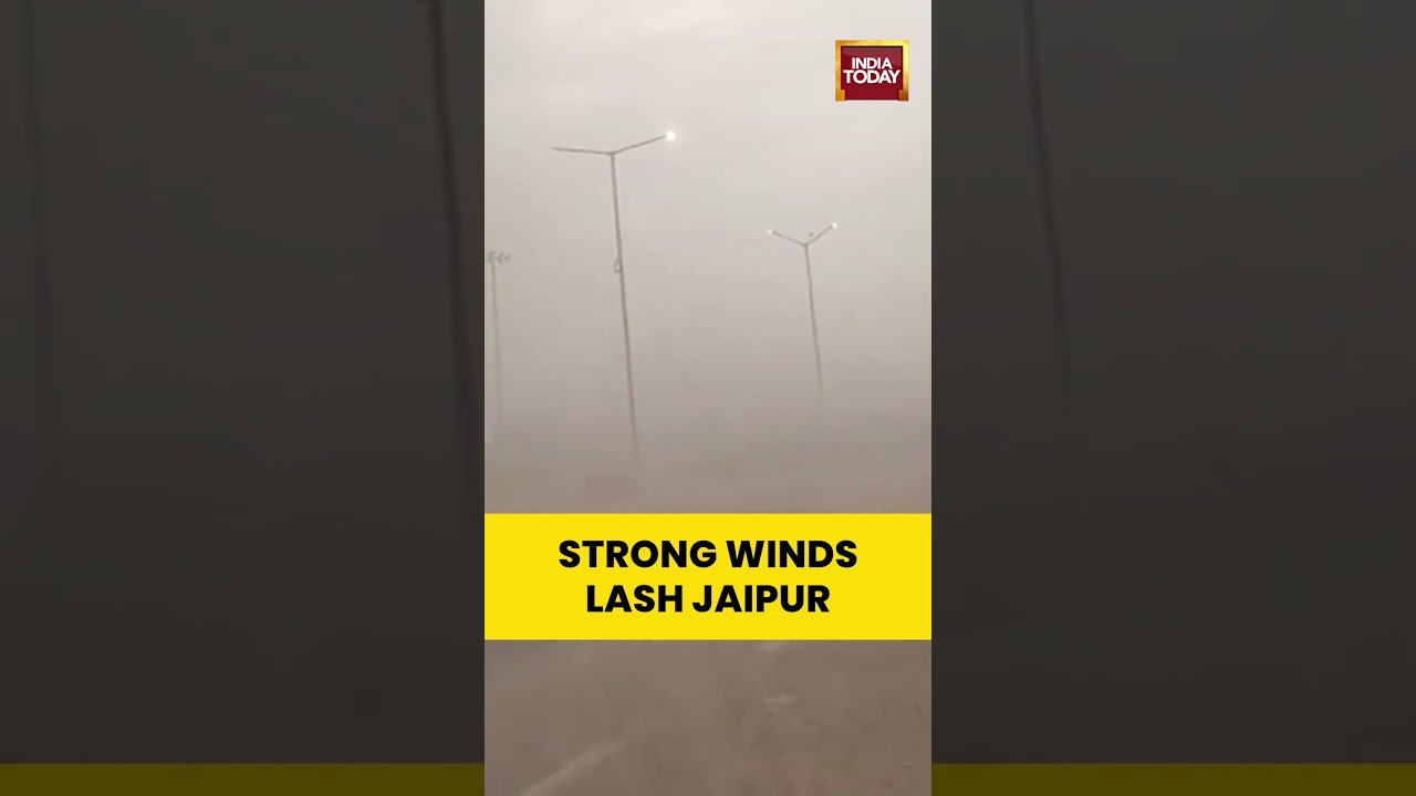 Dust Storm Hits Jaipur Amid Sudden Weather Change | Rajasthan News | Jaipur News