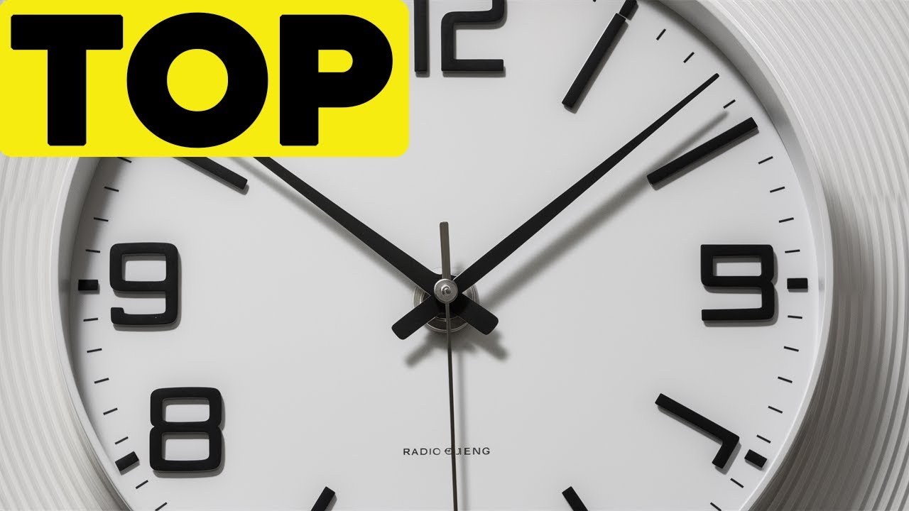 🏆 TOP 3 MEILLEUR HORLOGE RADIO PILOTEE MURALE 2025 🕰️