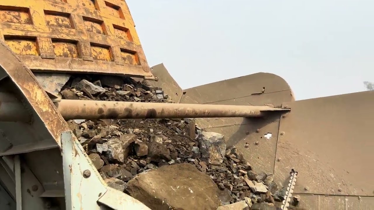Stone Crushing Process | Heavy Machinery at Work