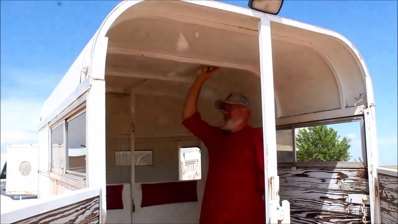 It ain't fancy    but it works! Restoring a horse trailer