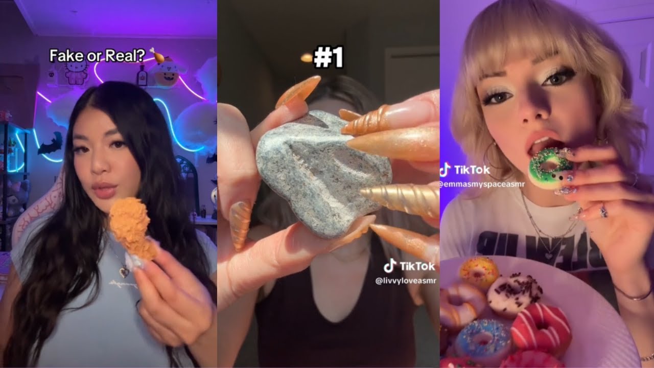 Real or Fake ASMR Food TikTok Compilation