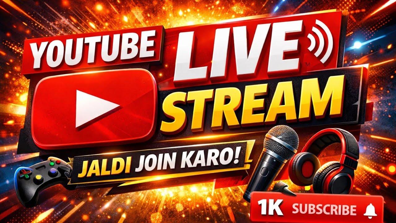 Vishal Yt Gamar is live!🔴 you tube channel me live stream 🔴 support me bhai 🙏🏻 1k subscribe please