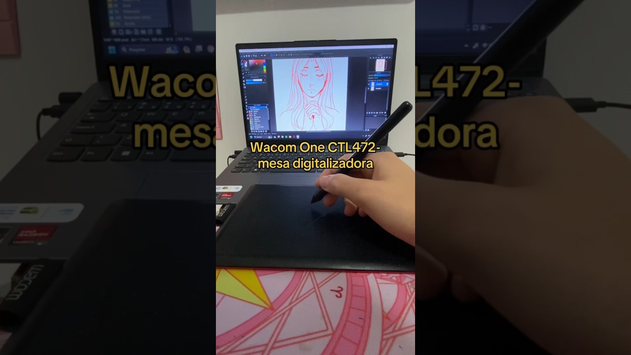 Mesa digitalizadora Wacom #art #desenho #arte #pintura #drawing #wacom #dibujo #fyp #fy
