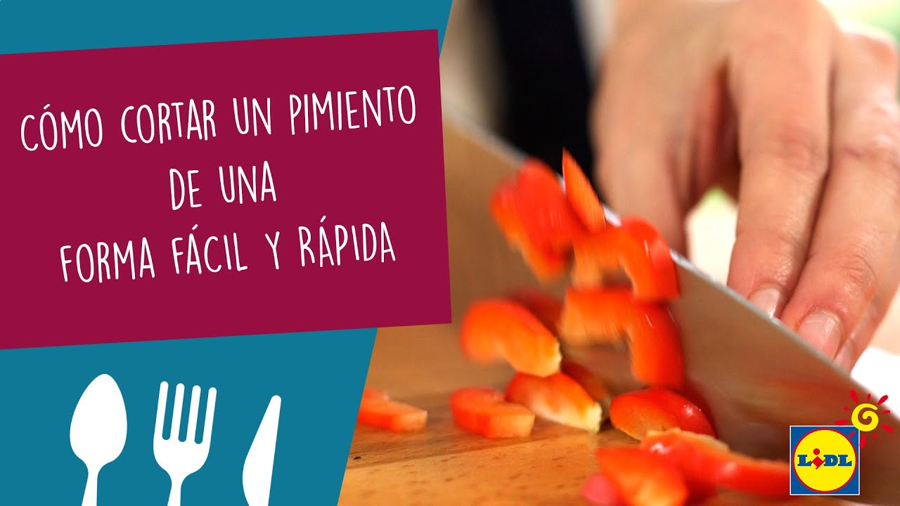 Cómo Cortar Un Pimiento 🔪🌶 - Trucos Cocina
