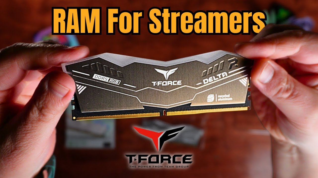 Is This 6400MHz DDR5 RAM the FUTURE of Streaming? | T-FORCE DELTA ECO DDR5 RAM Unboxing