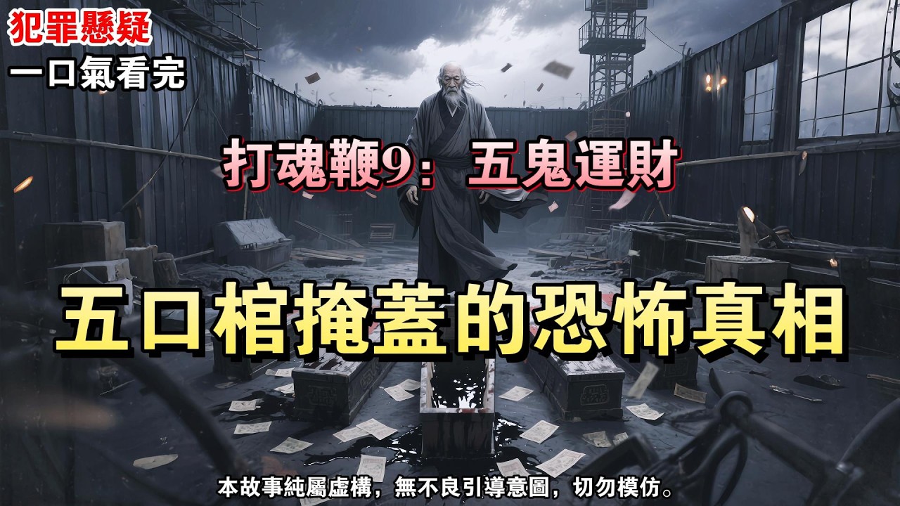 【打魂鞭9：五鬼運財】壹個工地挖出了五口棺，四個有瓤，壹個沒有。我受人所托，去工地運棺。卻有高人不許我運。他說：「這五口棺七天內誰都不能搬動，誰動誰就要填進去。」#懸疑小說 #有聲小說