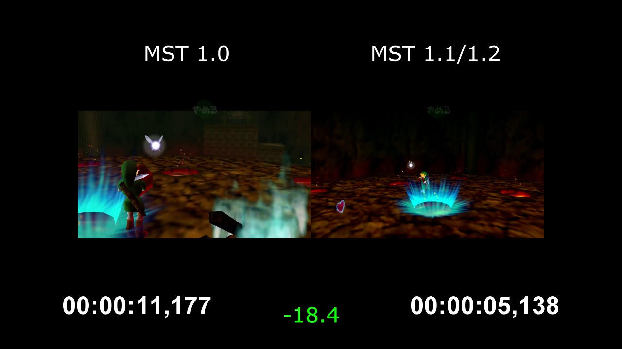 OoT - MST 1.0 vs MST 1.1/1.2 comparison