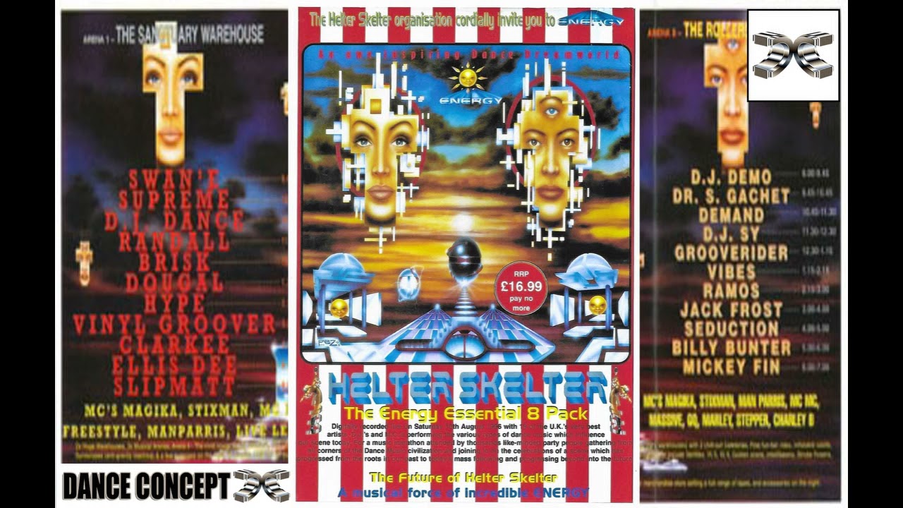 Mickey Finn & MC MC - Helter Skelter Energy - 10th August 1996
