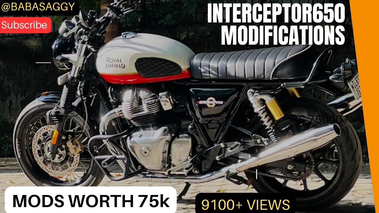 Interceptor650 Modifications worth 75000+🔥#interceptor650 #viral #continentalgt650