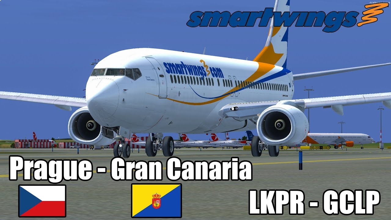 Prepar3D | Smartwings Boeing 737-800 | Prague - Gran Canaria