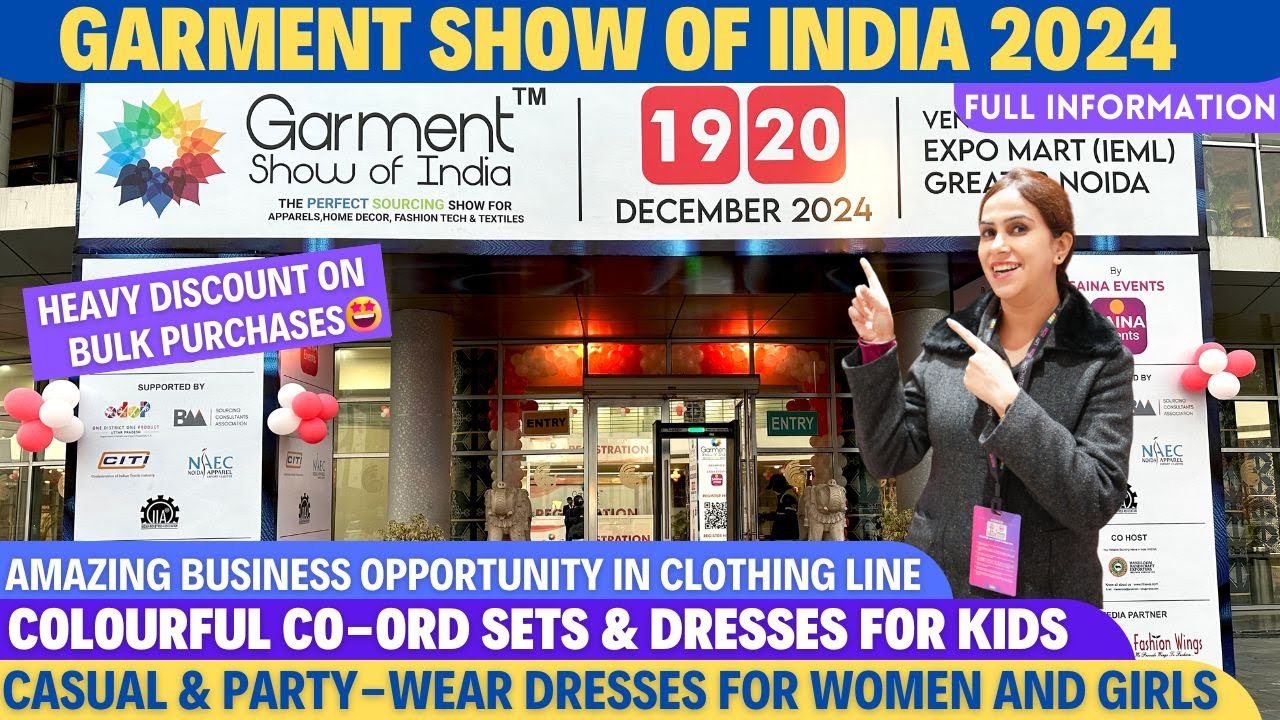 Garment Show of India 2024 | Garments for Men, Women & Kids | India Expo Centre & Mart Greater Noida