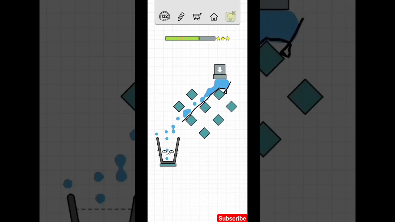 happy glass 132 level amazing gaming subscribe through my channel