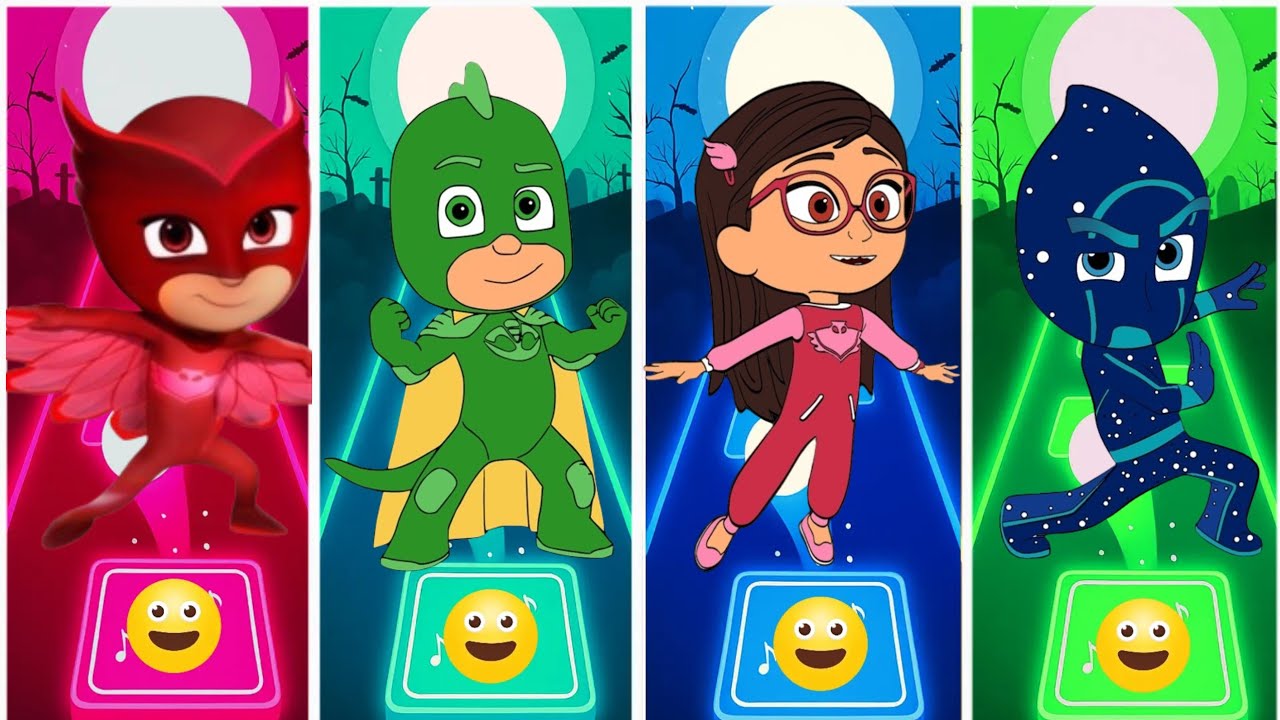 PJ Masks: Owlette EXE 😷 Catboy 😷 EXE Gekko 😷 An Yu EXE 😷 Tiles Hop EDM Rush