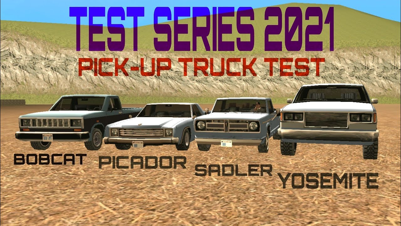 GTA SA TEST SERIES 2021 BATTLE OF PICK-UP TRUCKS