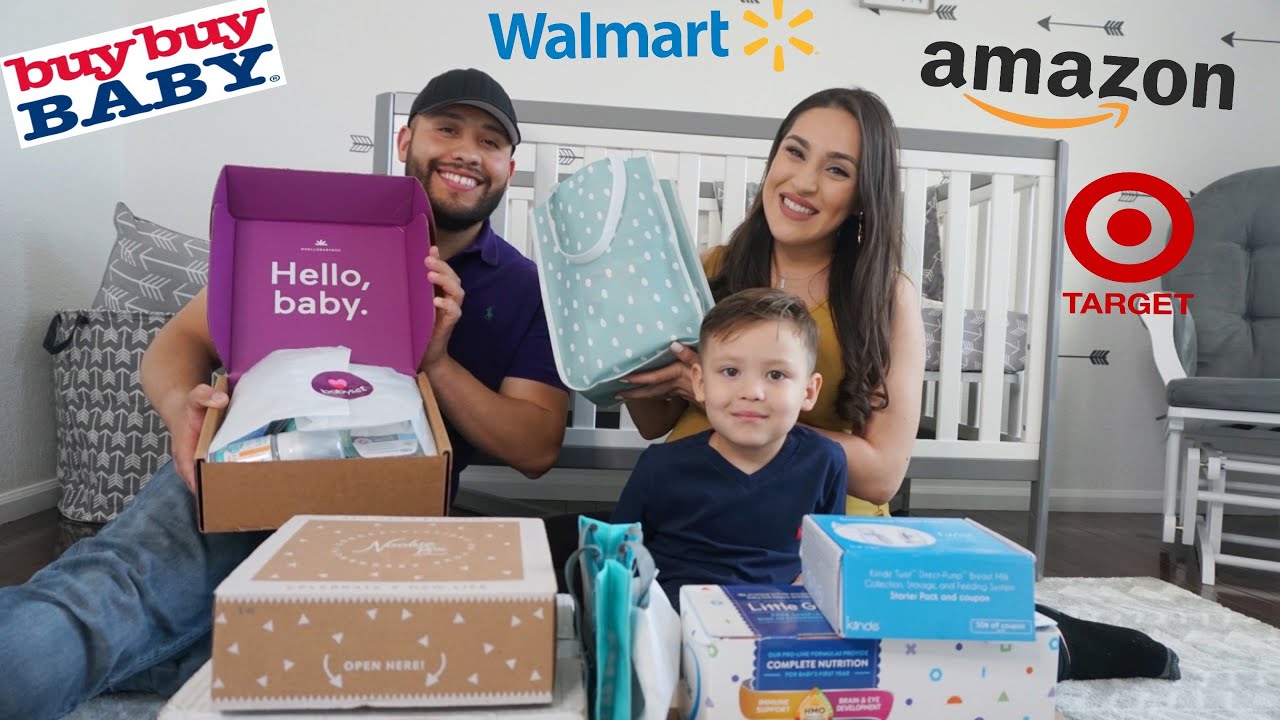 UNBOXING FREE BABY STUFF | 2020 BABY REGISTRIES