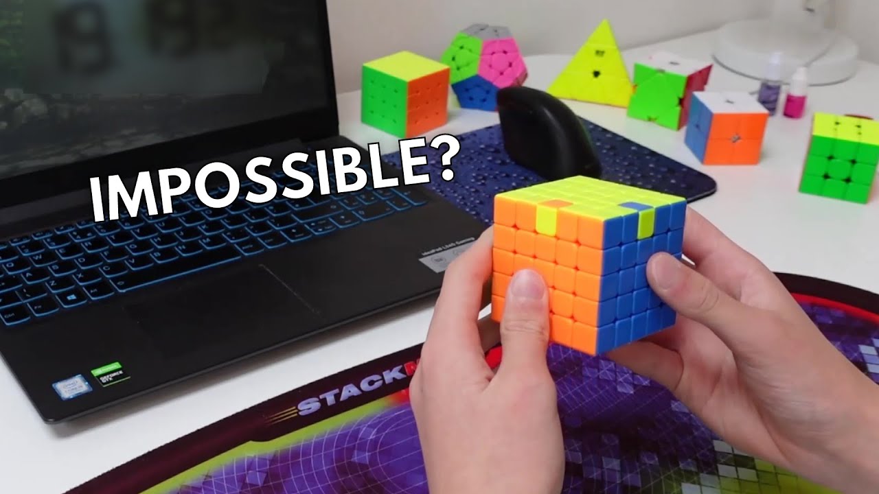 I Tried Solving a 5x5 For The First Time Without a Tutorial... (Rubik's Cube Challenge)