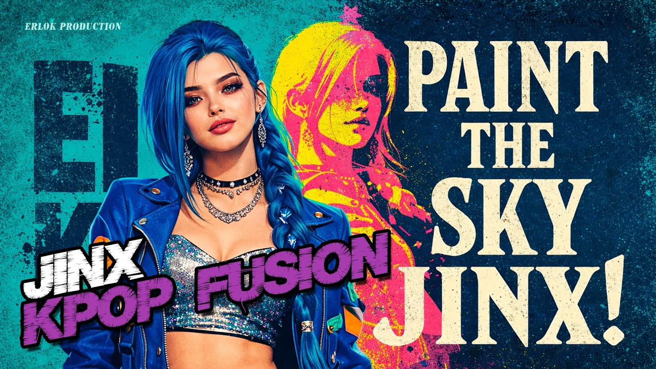 JINX ADC – PAINT THE SKY 💥 (K-Pop Fusion) | League of Legends Inspired Song