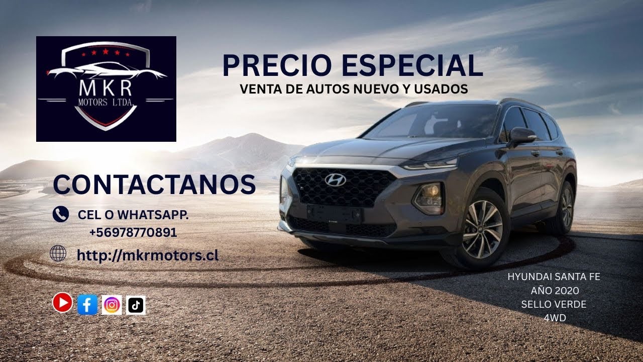 HYUNDAI SNATA FE 2020 @autoskashiquique-mkrmotorsltda 