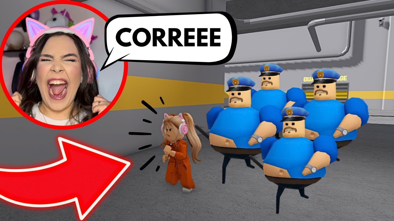 MEGA FUGA do POLICIAL BARRY- ROBLOX!!!